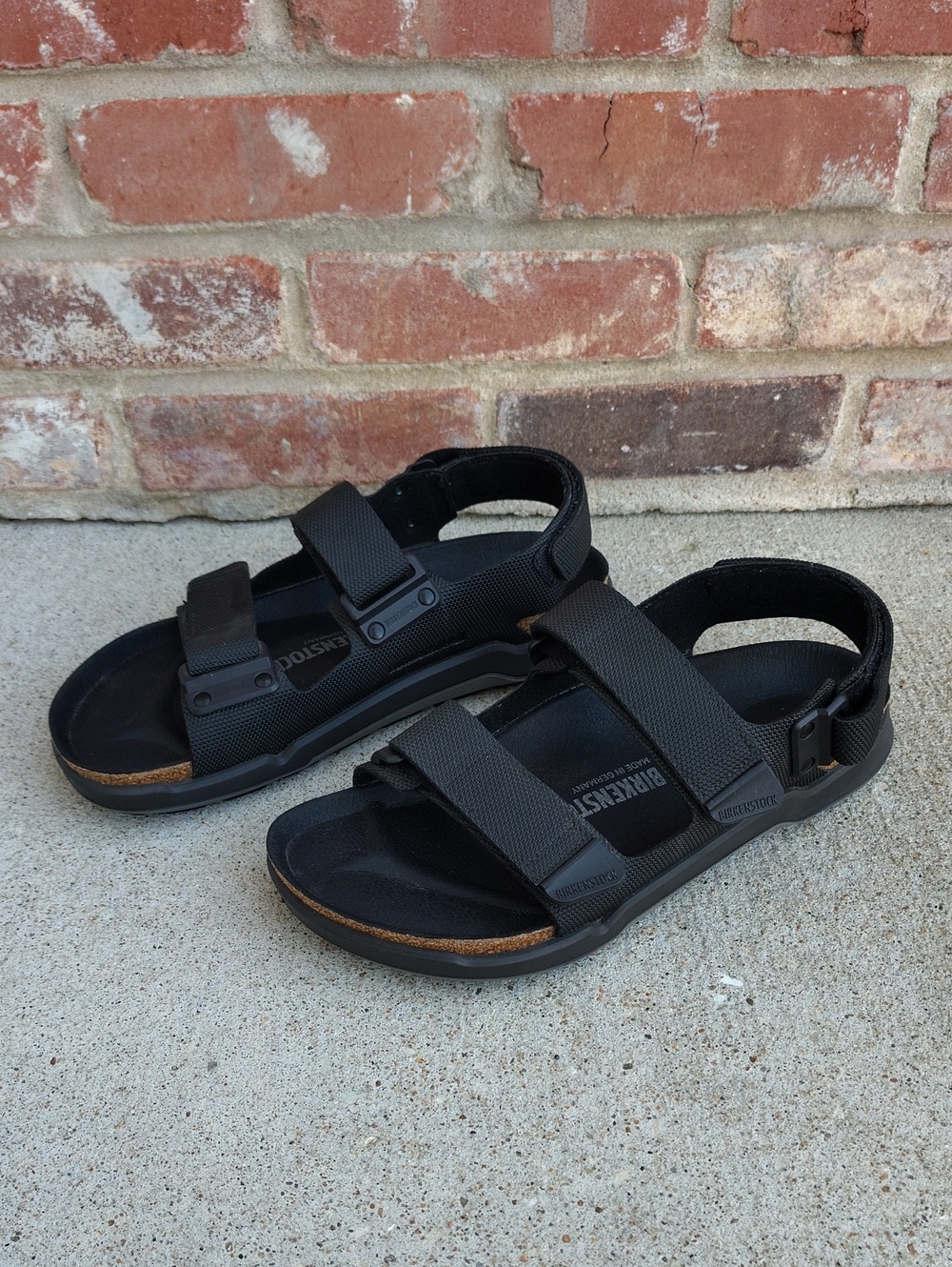 Birkenstock Tatacoa Futura Black Birko Flor Strappy Sandals Size 42EU Comfort